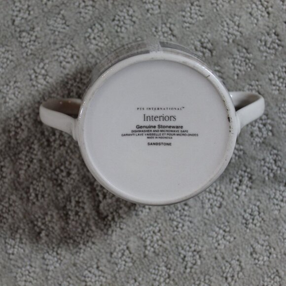 PTS International Interiors - Sugar Bowl & Lid / Creamer - Sandstone pattern - Picture 5 of 10